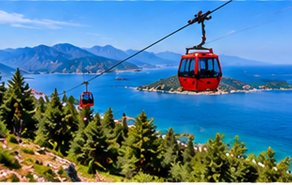 Tahtalı Dağı ve teleferik rotası
